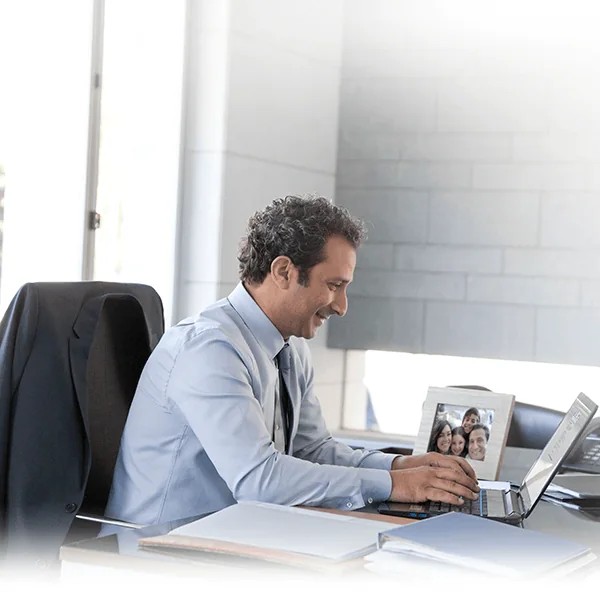 Recruiting professional meeting with a candidate